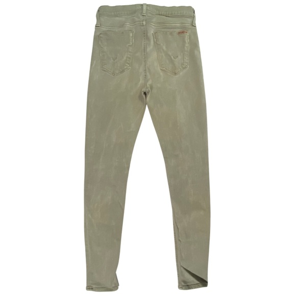 Green Denim, Hudson Natalie Jeans, 5-Pocket Style, Cotton Blend Stretch - Picture 3 of 14